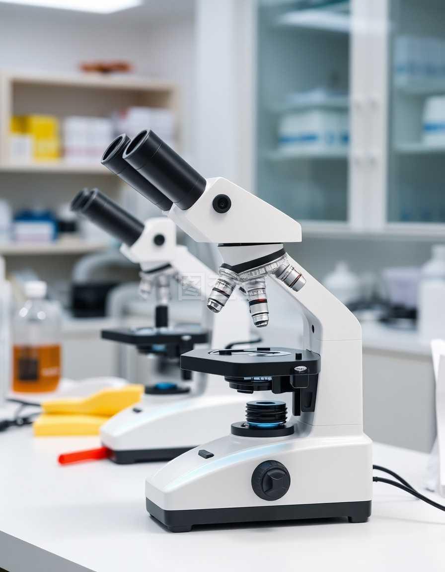 實驗室專業(yè)顯微鏡、科學(xué)儀器和醫(yī)療工具用顯微鏡觀察微尺度、微生物學(xué)和實驗室醫(yī)學(xué)研究